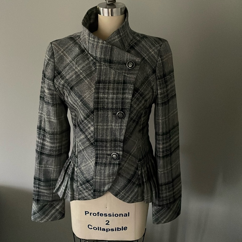 NWT Zara Plaid Blazer
